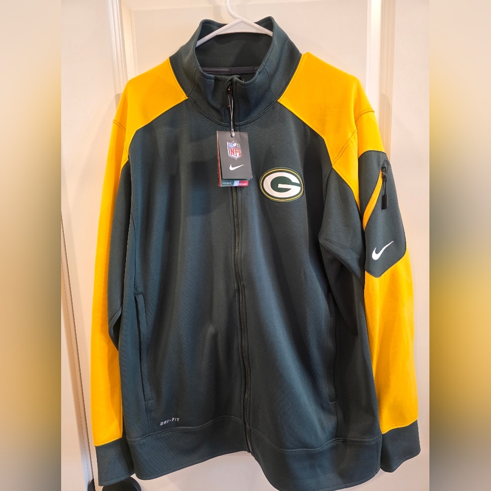 Vintage Green Bay Packers Nike Fly Speed Knit Jacket | NWT | Size Large | 2012